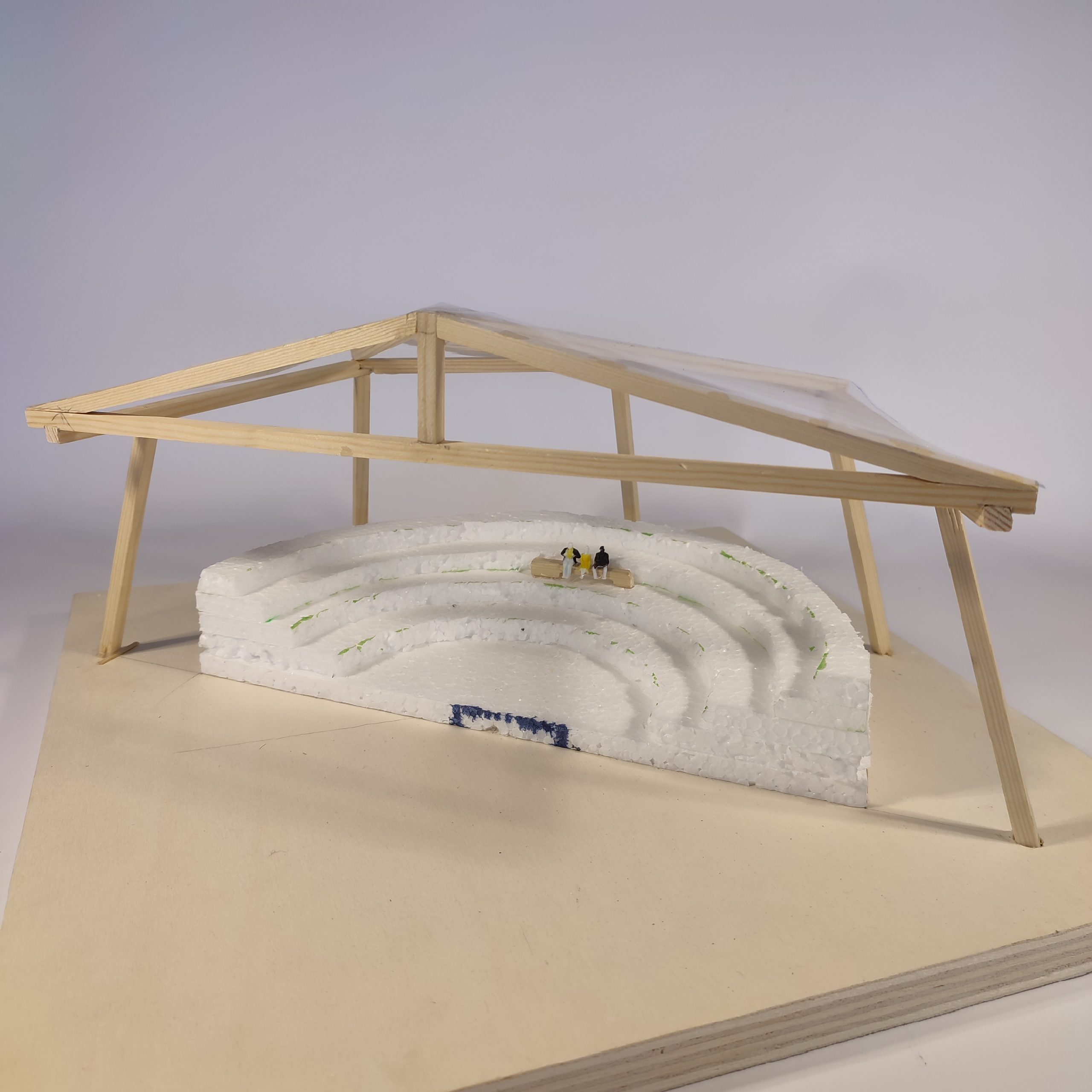 Glasdachtribünenüberdachung